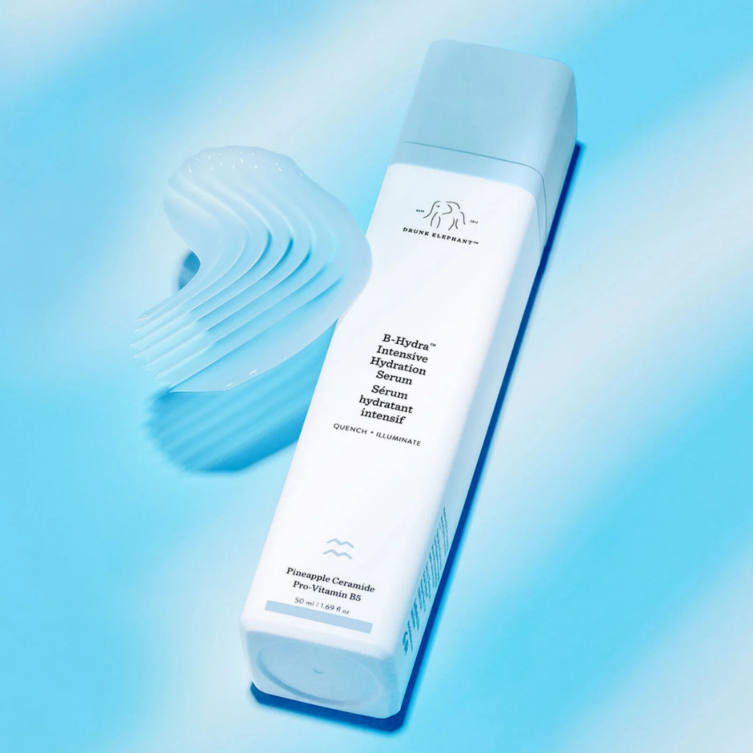 Drunk Elephant B-Hydra Intensive Hydration Serum with packaging on a white background