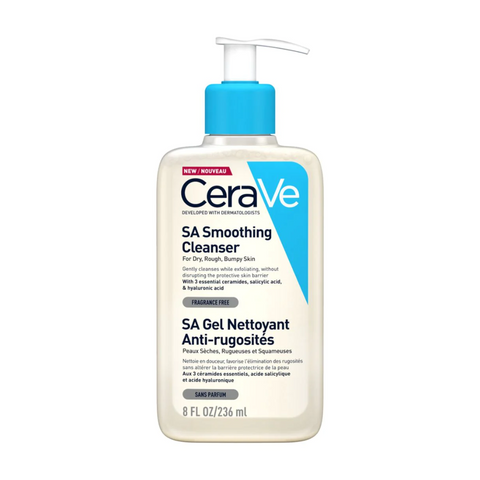 CeraVe SA Smoothing Cleanser For Dry, Rough, Bumpy Skin