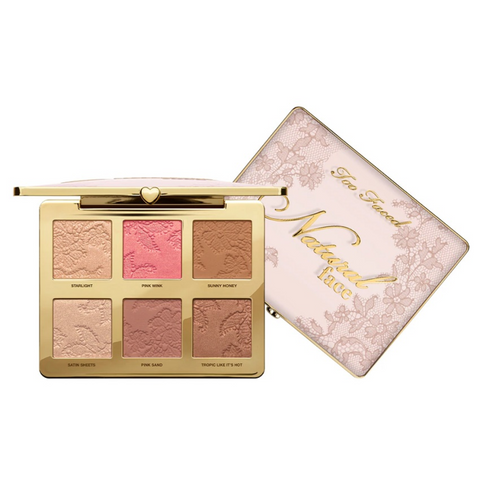 Too Faced Natural Face Highlight, Blush, and Bronzing Veil Face Palette