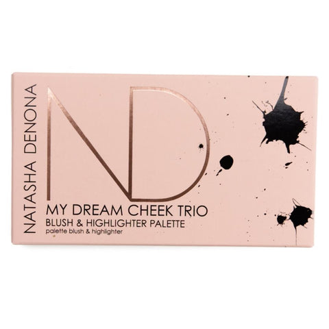 Natasha Denona My Dream Cheek Trio Blush and Highlighter Palette | Cream Blush and Highlighter