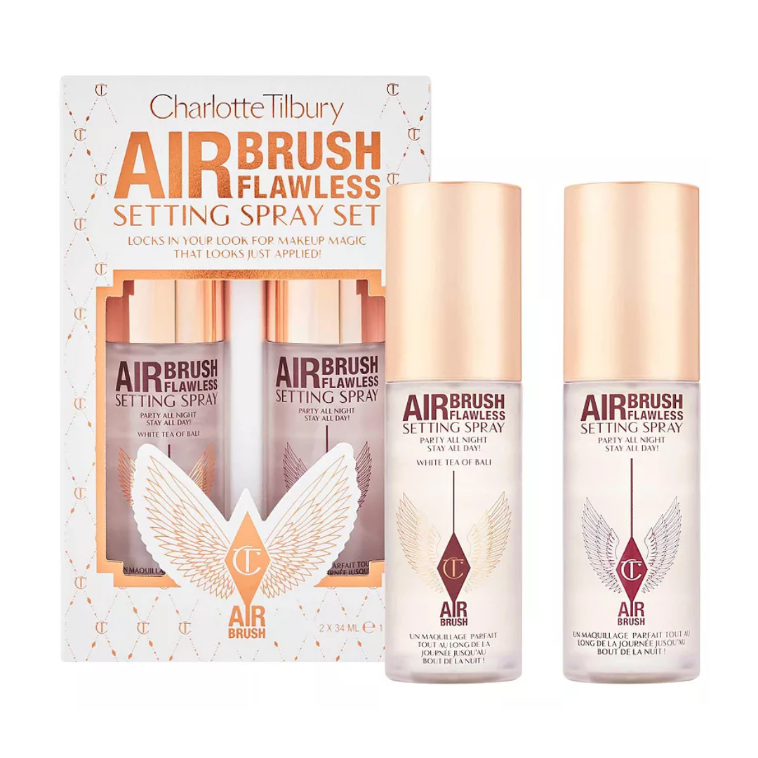 Charlotte Tilbury Airbrush Flawless Mini Setting Spray Set 2 x 34 ML