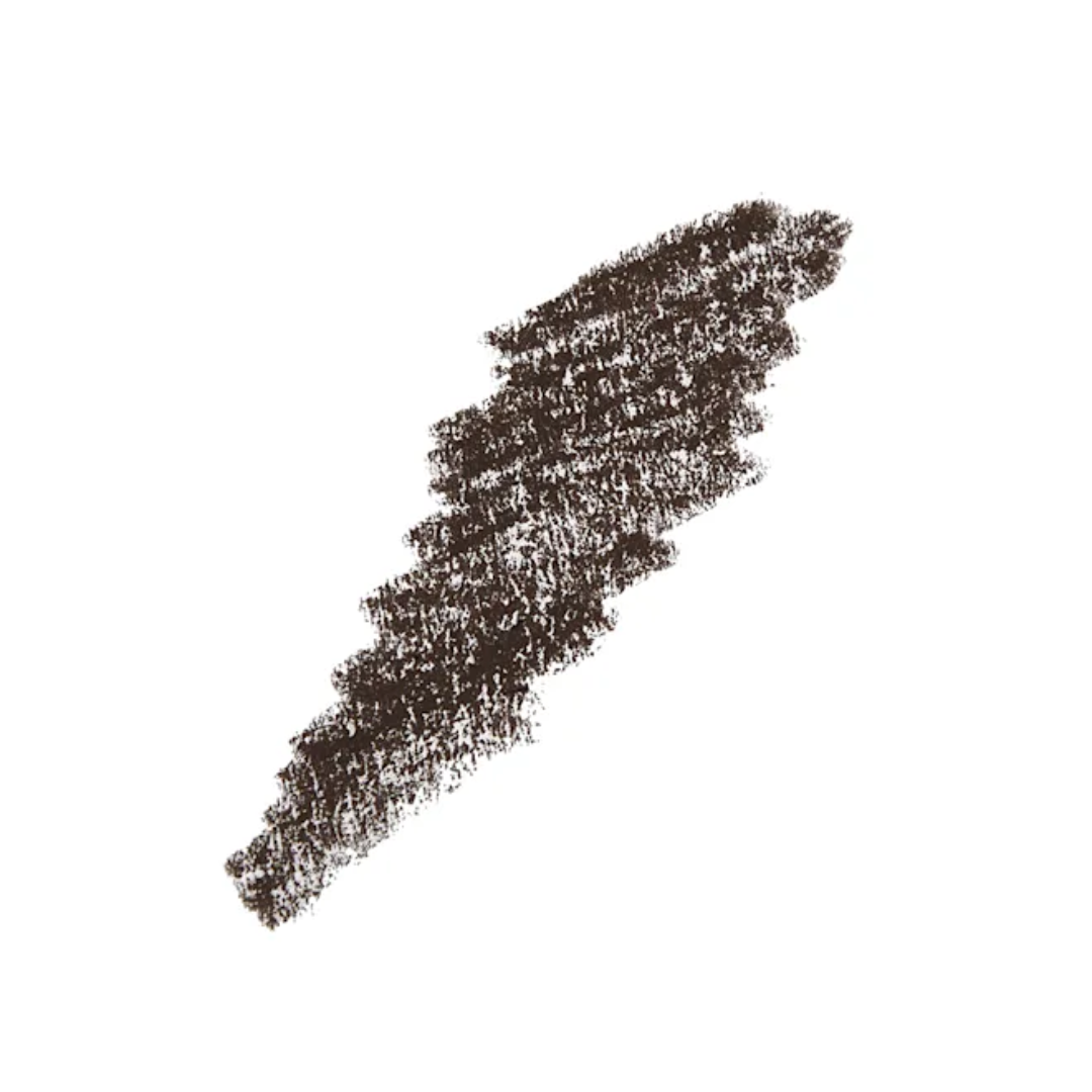 Brown eyeshadow swatch on a white background