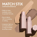 Fenty Beauty Match Stix contour skinstick with product and brand name on a beige background