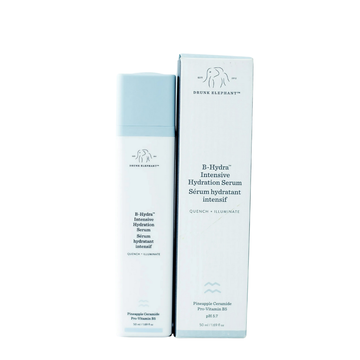 Drunk Elephant B-Hydra Intensive Hydration Serum with packaging on a white background