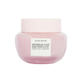 Pink facial product jar with 'Glow Recipe' label on a white background
