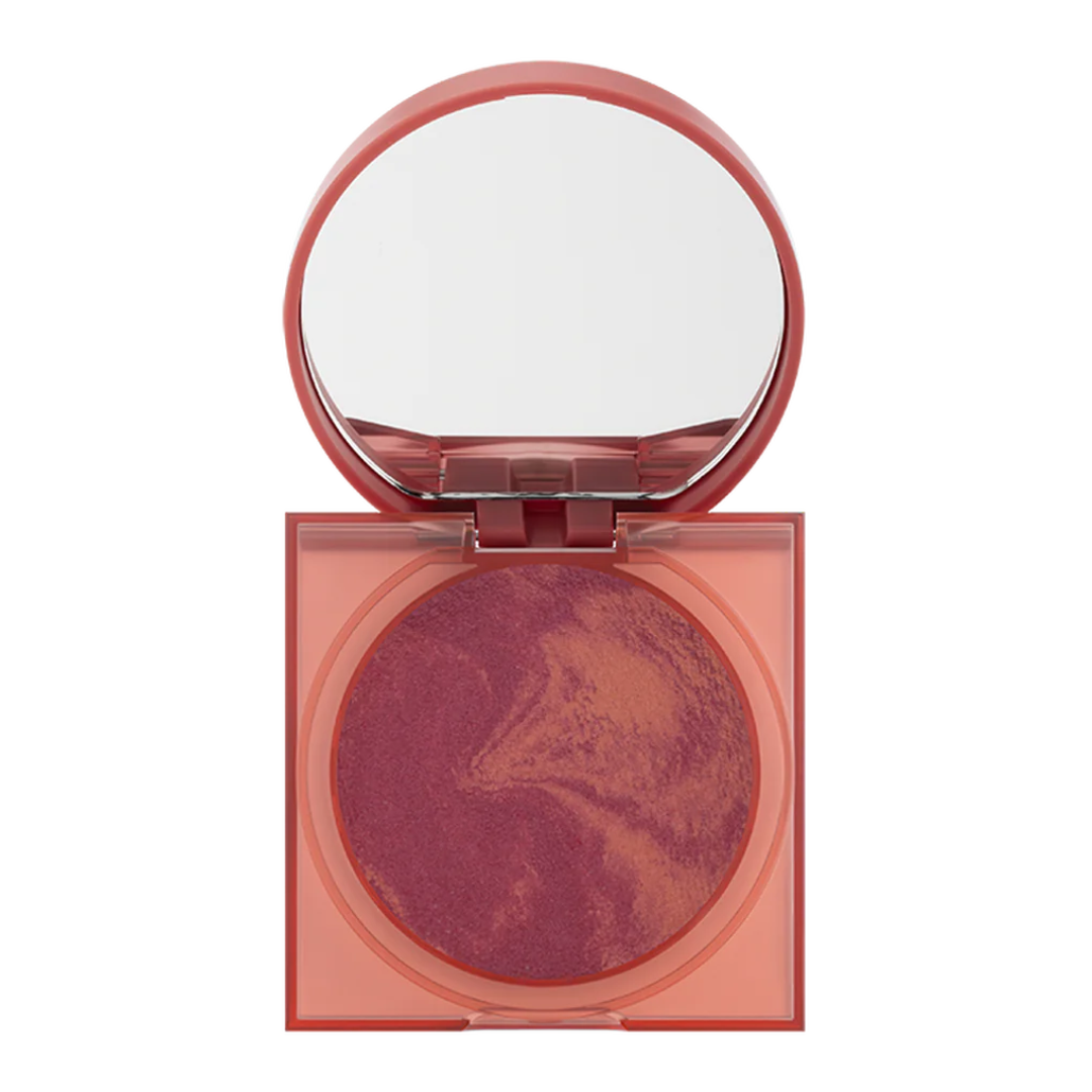 Glowish Cheeky Vegan Blush Powder 04 Charming Cherry