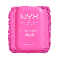 Pink blush compact with 'NYX Professional Makeup' branding on a white background