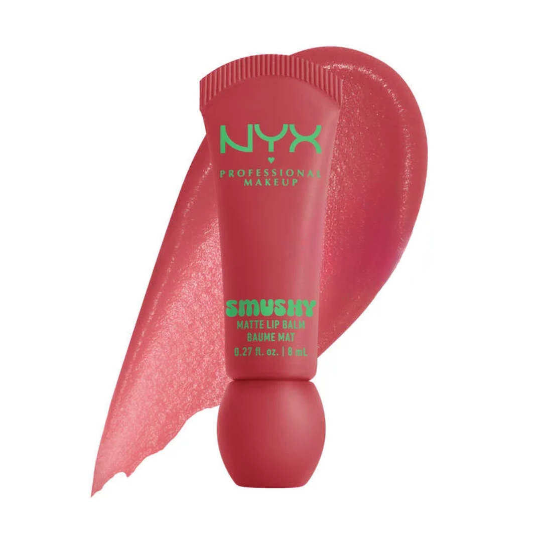 NYX Smushy Matte Lip Balm on a white background