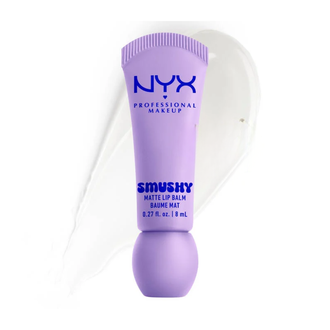 Nyx Professional Makeup Smushy Matte Lip Balm on a white background