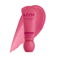 Pink NYX Professional Makeup Smushy Matte Lip Balm on a white background