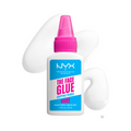 NYX Face Glue bottle with pink cap on a white background