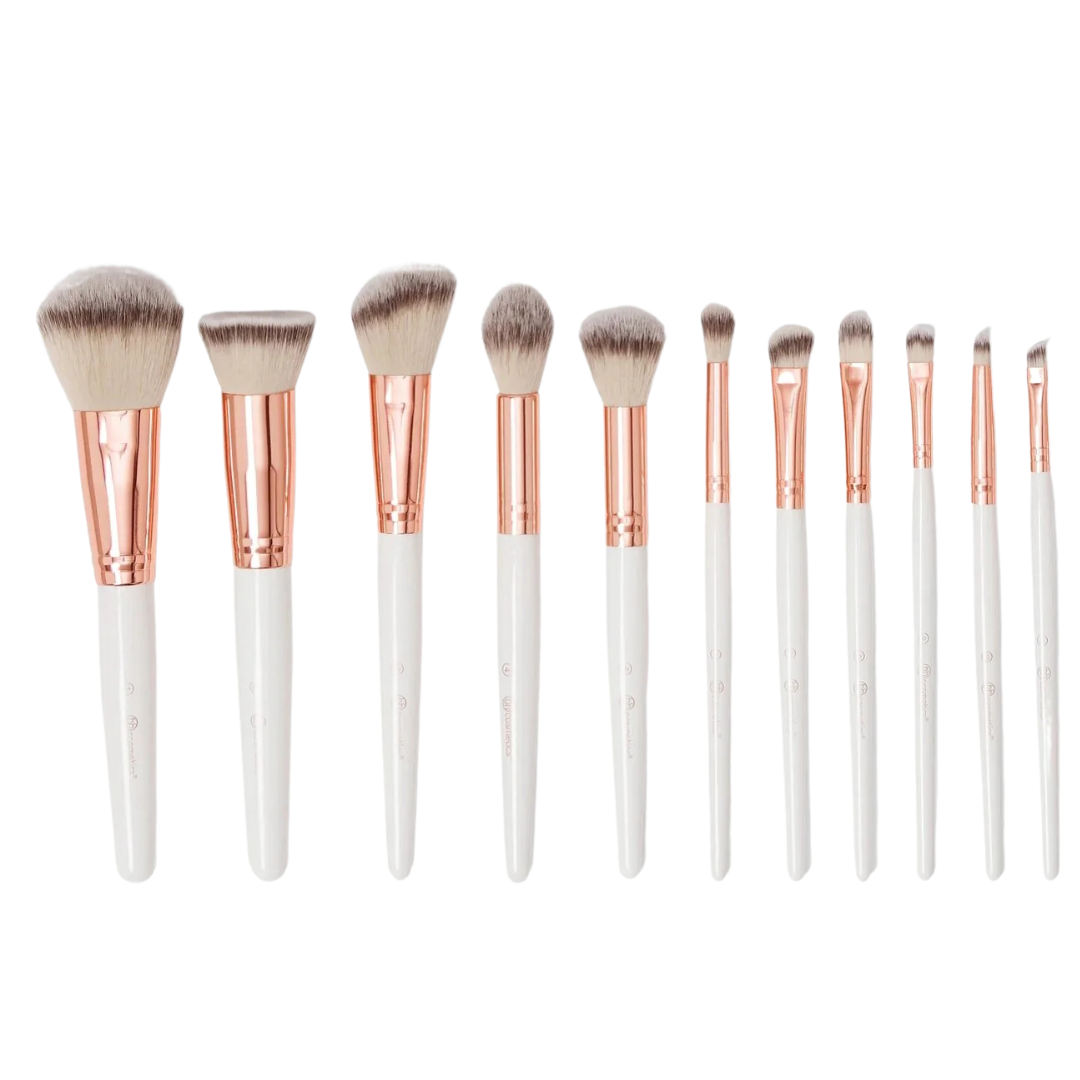 BH Cosmetics Rose Romance 12 Piece Brush Set 